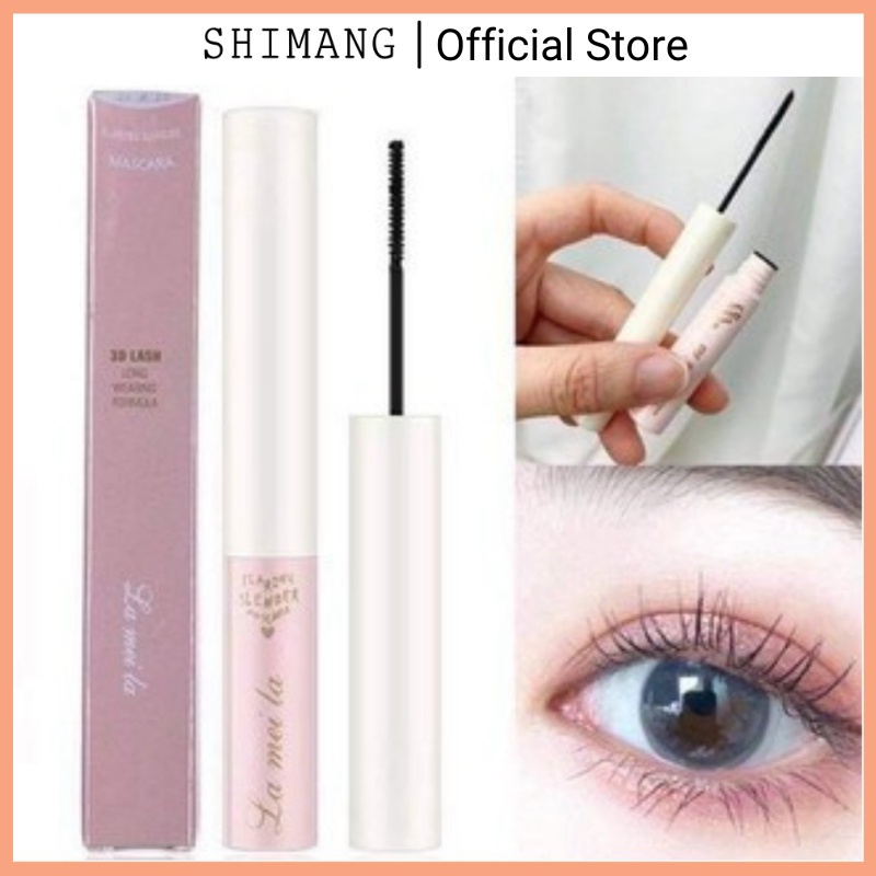 Mascara Siêu Mảnh Tơi Mi Lameila Skinny Microcara Vỏ Hồng 2 màu đen nâu Neity LMCR2