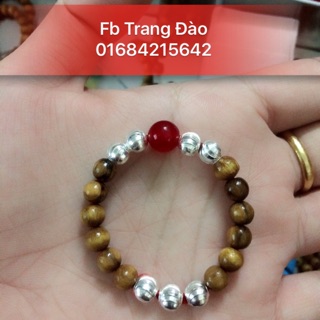 Freeship 99k TQ_Vòng bé trai 7 bi mix đá