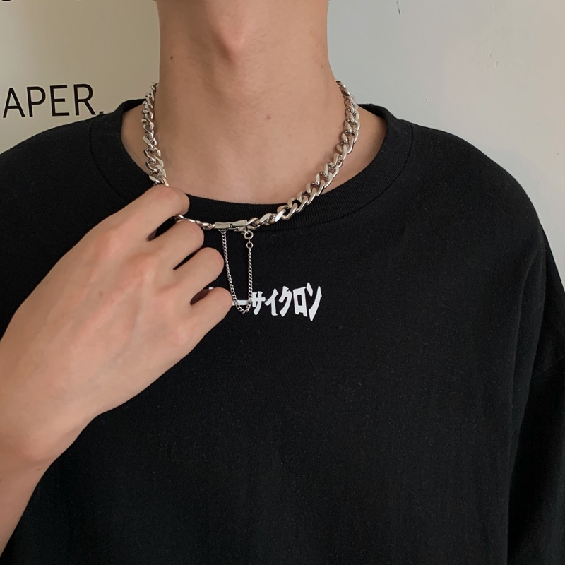 Dây chuyền kiểu sợi xích phong cách hip hop thời trang dành cho nam và nữ