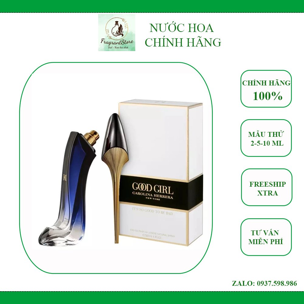 Nước hoa Good Girl Carolina Herrera Legere (mẫu thử)