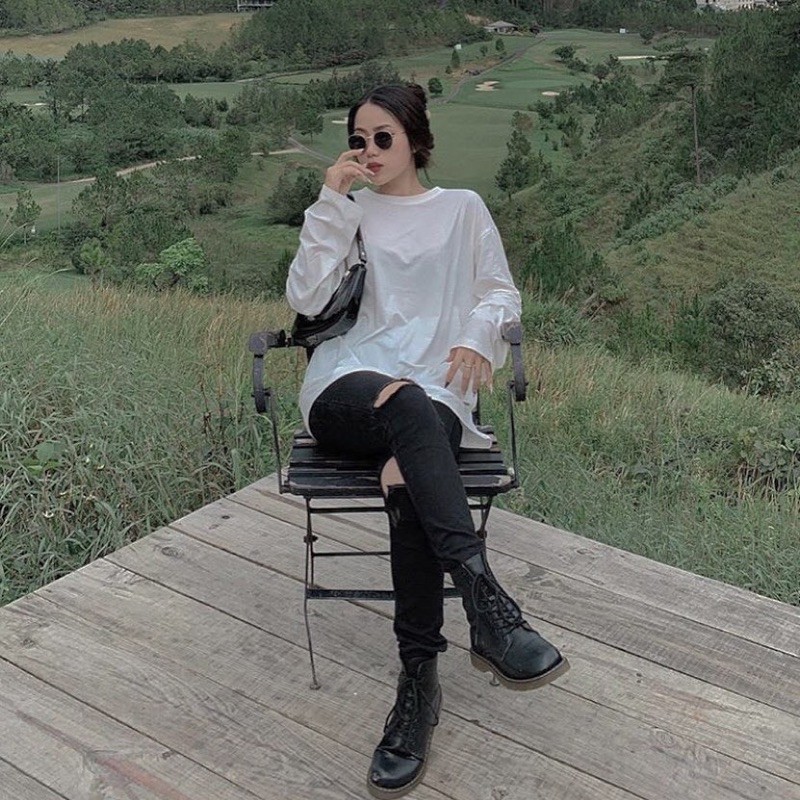 sẵn/ GIÀY DA đế kếp | 😆 dr giống Jennie blackpink 💙 giày oxford sẵn (ĐẶT GIAO LUÔN) boot cao cổ | BigBuy360 - bigbuy360.vn