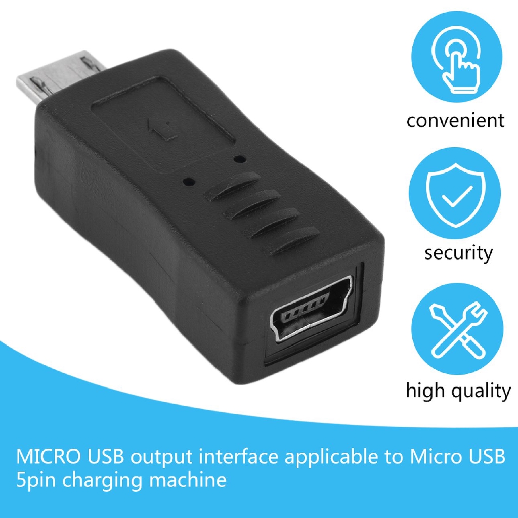 Thiết bị nối chuyển đổi Mini USB Female sang Micro USB Male