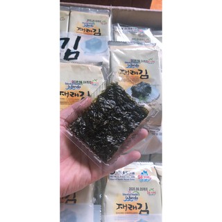 Combo 9 gói Rong biển khô ăn liền vị Olive thơm ngon Hàn Quốc - mỗi gói 5gr