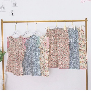⚡️BÁN SỈ⚡️Set đồ mặc nhà thô mềm hoạ tiết hoa nhí