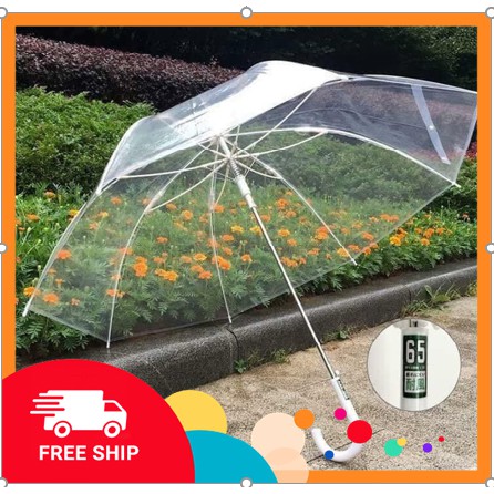 [ Hàng loại 1] Ô đi mưa trong suốt chất nhựa cao cấp Nhật Bản, đóng mở bán tự động linh hoạt