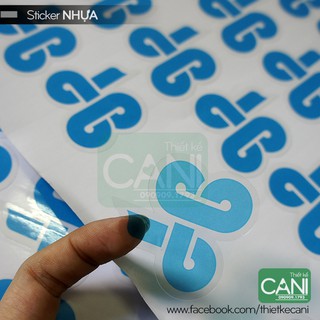 Tem dán decal Nhựa In theo yêu cầu Decal nhựa Tem nhãn nhựa Sticker In tem theo yêu cầu