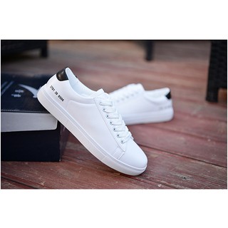 Giày Sneaker nam, nữ trắng cổ thấp (031)