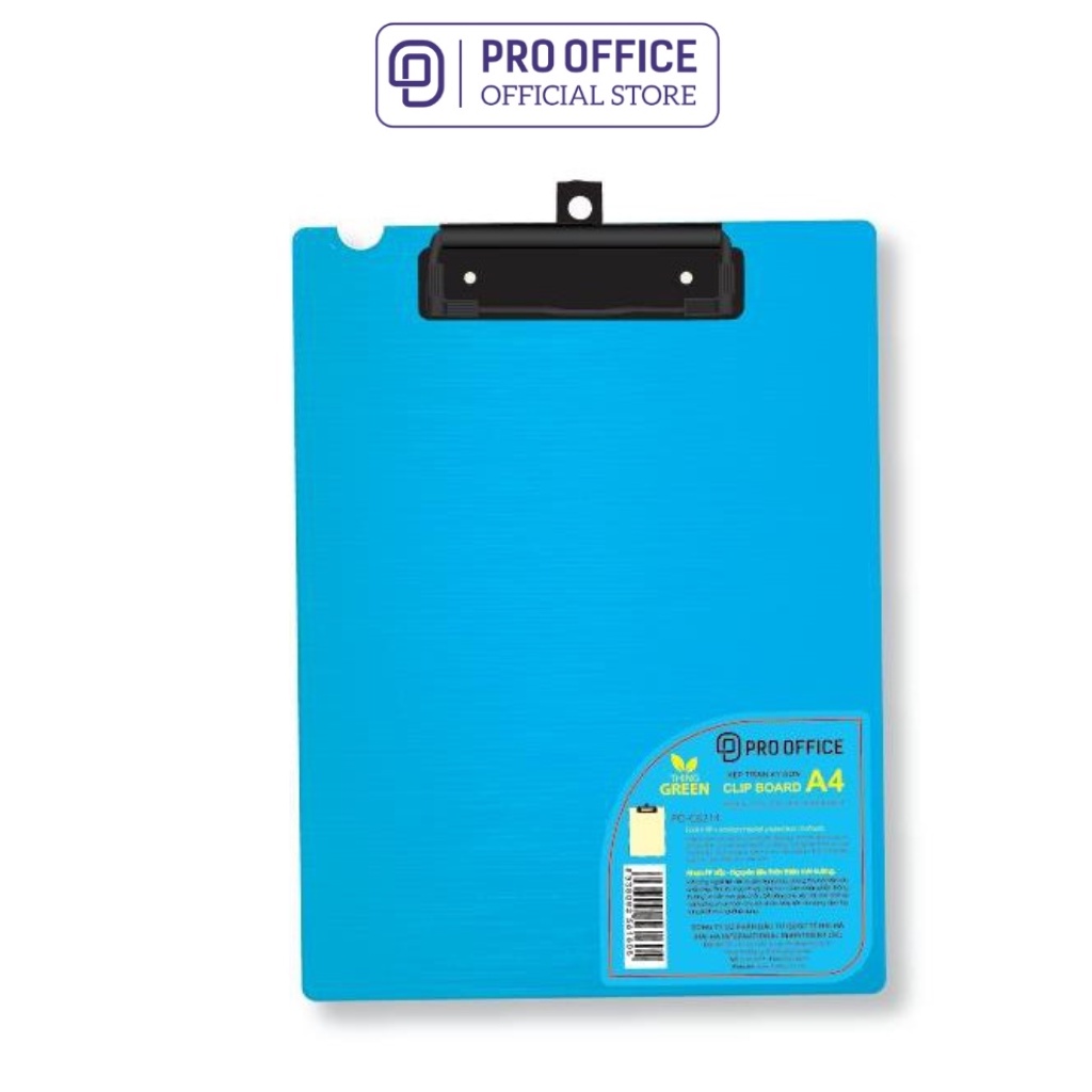 File Kẹp Tài Liệu, Trình Ký Đơn PRO OFFICE Làm Từ Nhựa Mica, Viết Êm Tay PO-CB115/CB315