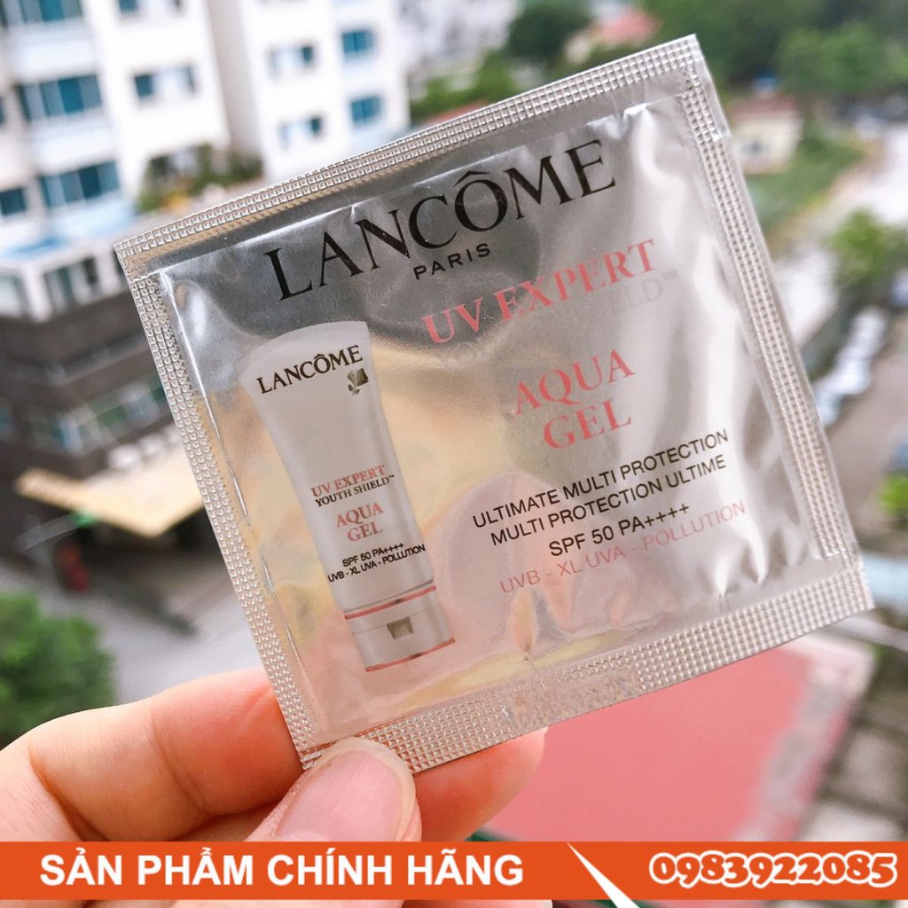 Sample Kem chống nắng Lancome UV Expert Aqua Gel SPF 50 PA++++