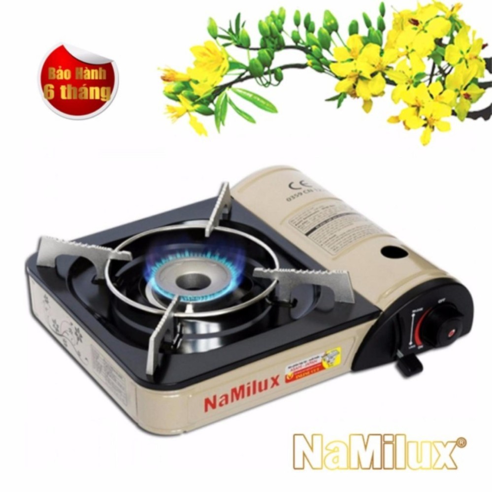 Bếp gas mini Namilux NA-161PF-VN inox 100% dầy cao cấp an toàn cho gia đình bạn