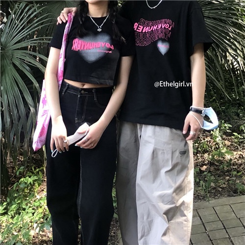 Áo Thun Ngắn Tay Cổ Tròn Dáng Ôm In Họa Tiết Kiểu retro Thời Trang Cho Nữ