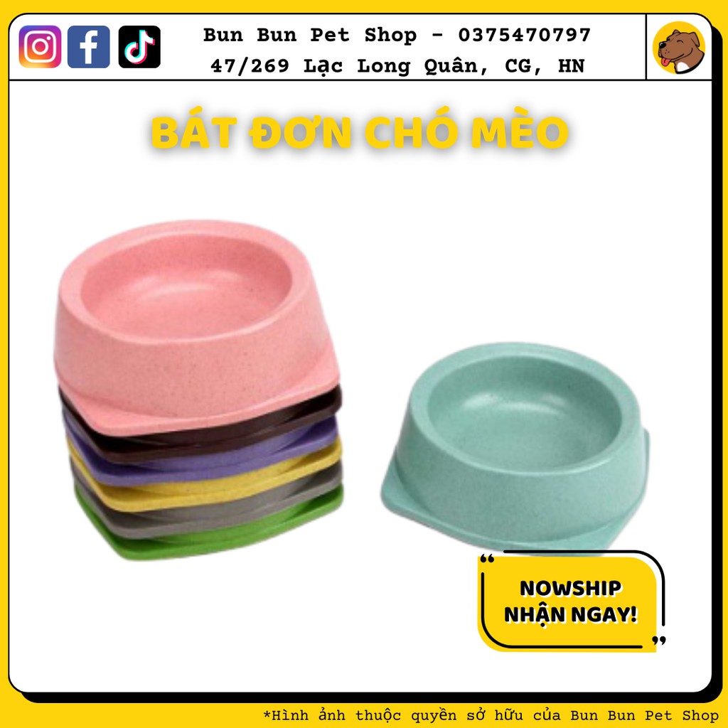 Bát đơn 12.5cm cho cún miu nhỏ