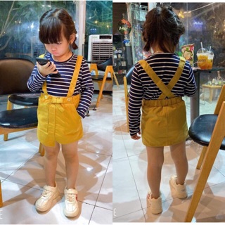 Set Yếm Bé Gái Kèm Áo (Xả Kho)