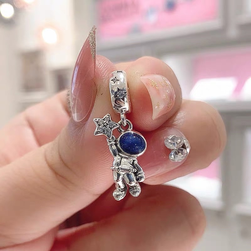 Charm treo phi hành gia - nhà du hành vũ trụ bạc s925 Cao cấp - CÓ BẢO HÀNH BẠC TRỌN ĐỜI