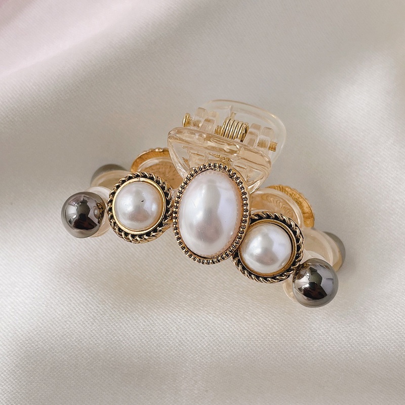 Kẹp tóc đính ngọc trai dễ thương cho nữ