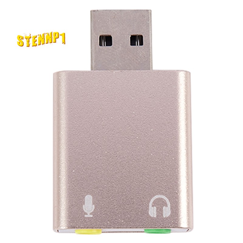 Đầu chuyển đổi âm thanh USB 7.1 sang jack cắm 3.5mm cho PC/ laptop