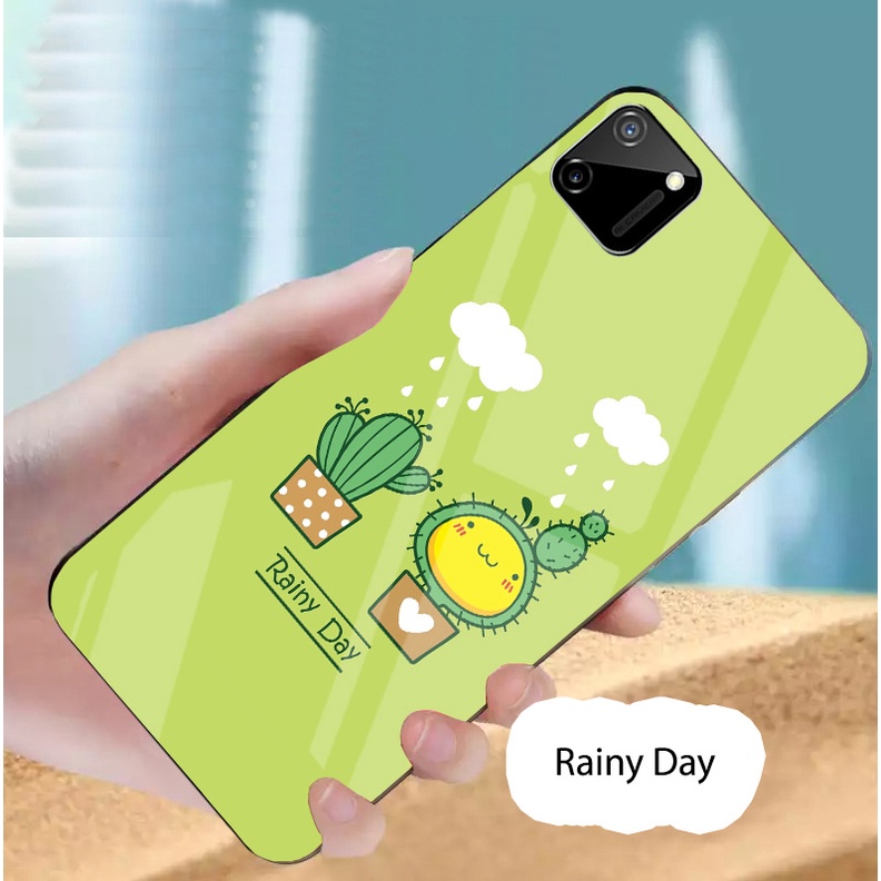 Ốp REALME C11 ,C21y ,C11 2021, C20, C25Y  mặt kính gương bóng