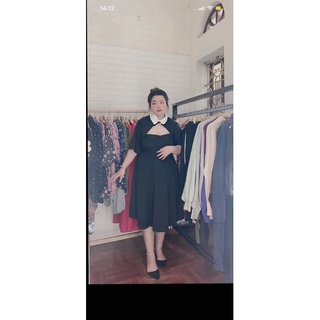 Váy xẻ ngực bigsize 80-140kg