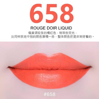 Son Dior Kem màu cam pha đỏ 658 (Tester không hộp)