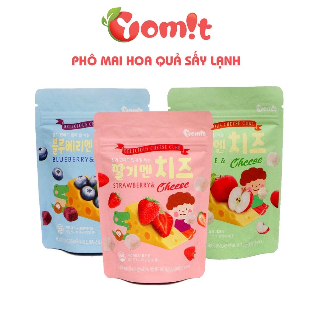 Phô mai hoa quả sấy YOMIT Hàn Quốc