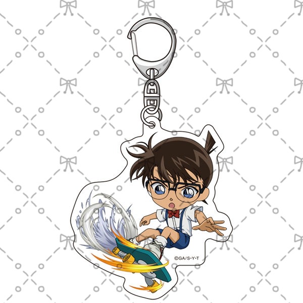 ( ĐỘI SĨ QUAN CẢNH SÁT ) Móc khóa CONAN Thám Tứ Lừng Danh in hình anime chibi Mica trong acrylic