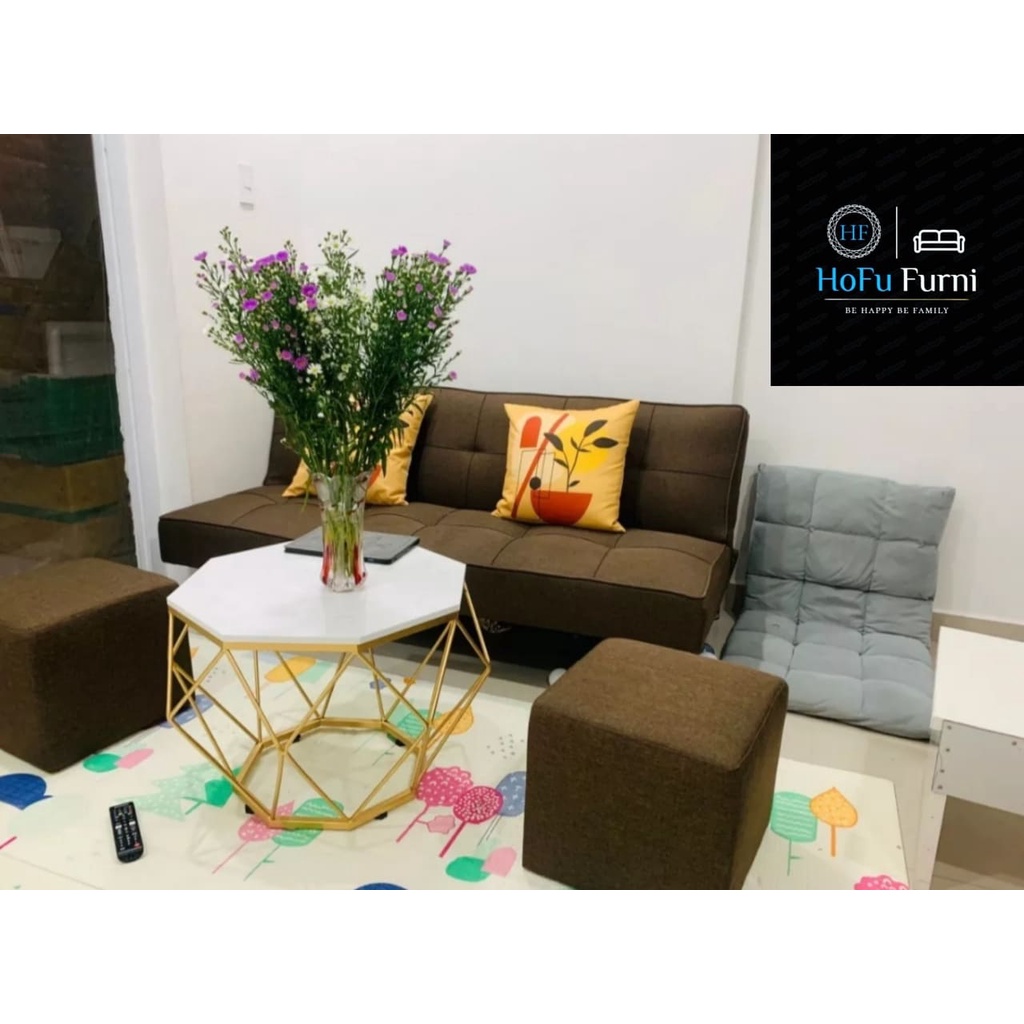 Combo bộ ghế sofa giường nằm phòng khách sofa salon bed giá rẻ nhỏ 1m7 Nội thất Hoàn Phương Sài Gòn