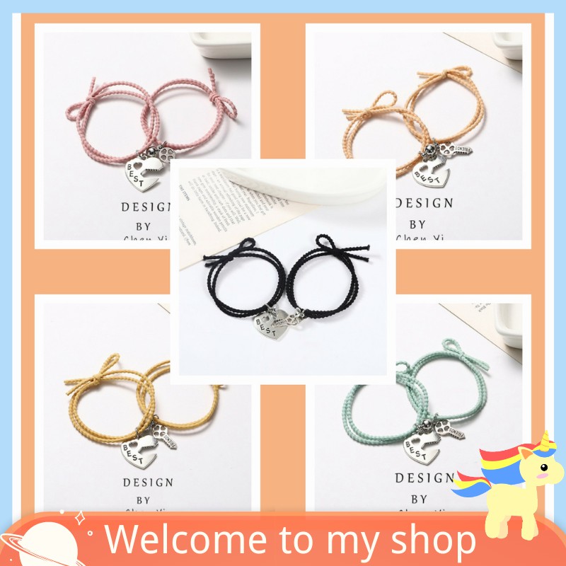 Vòng Đeo Tay Nam Châm Cá Tính Cho Cặp Đôi Phối Mặt Hình Rainbow Phi Hành Gia Thời Trang Phong Cách Retro Hàn Quốc Khóa Tình Yêu Cho Cặp Đôi