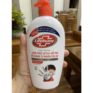 Xà bông rửa tay bảo vệ da Lifebuoy chai 500g