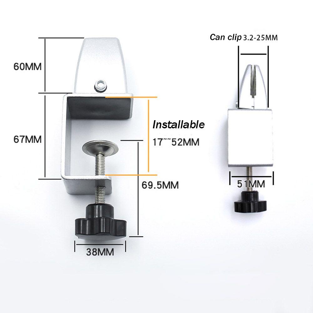 Giá Đỡ Kẹp Thủy Tinh Bằng Hợp Kim Nhôm Mạ Crom Cho Ket1