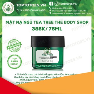 GIẢM GIÁ Mặt nạ ngủ The Body Shop Tea Tree Anti-imperfection Night Mask ngừa và giảm mụn, thanh lọc da, kiềm dầu GIẢM GI