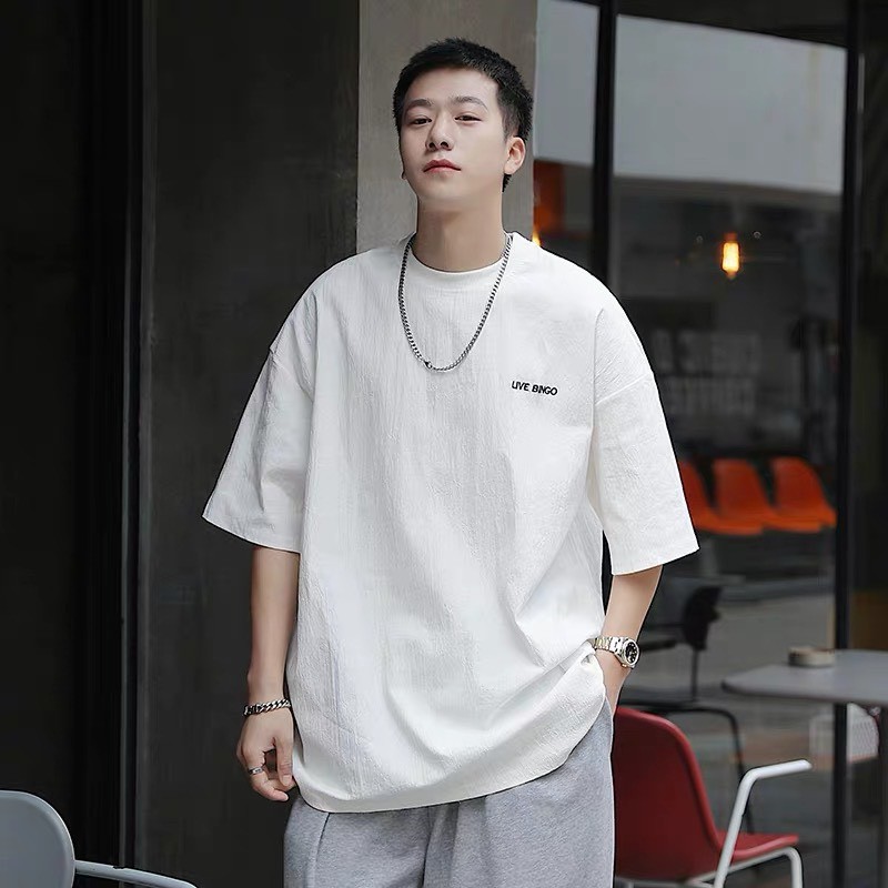 [AT0109] Áo thun nam nữ - Áo phông Unisex tay lỡ LIVE BINGGO basic, dáng rộng streetwear trẻ trung, năng động | BigBuy360 - bigbuy360.vn