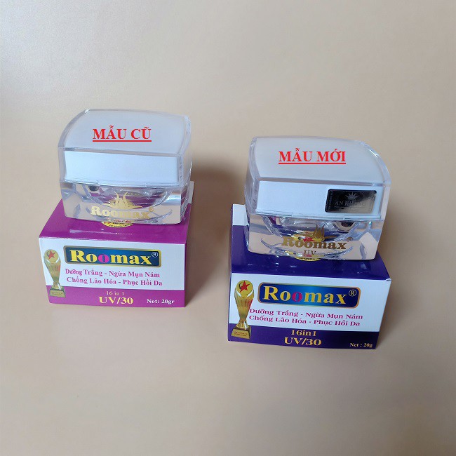 Kem siêu trắng - Ngừa mụn nám - Chống lão hóa - Phục hồi da 16 in 1 Roomax (20g) - MẪU MỚI | BigBuy360 - bigbuy360.vn