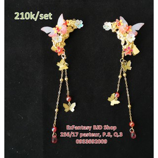 Set cài tóc cổ trang búp bê