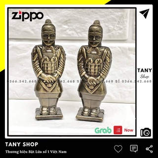𝘽𝙖̣̂𝙩 𝙇𝙪̛̉𝙖 đồng nguyên khối 𝒁𝒊𝒑𝒑𝒐 ĐỘC LẠ DL044 TD mẫu hình lính tần thủy hoàng Lữaa ngọn- Hôt quẹt 𝒁𝒊𝒑𝒑𝒐 TANY SHOP