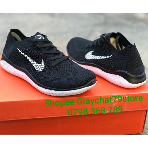 Giày Nike Free 5.0 Black/White  Women Siêu Nhẹ  Giaychat79store