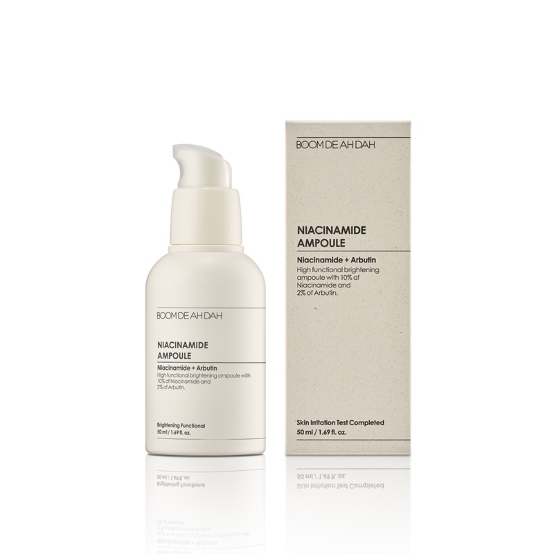 Serum Dưỡng Trắng Căng Bóng Da Boom De Ah Dah Niacinamide 10% + Arbutin 2% 50ml