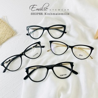 Gọng kính cận nữ thời trang, mắt mèo nhiều kiểu dáng Emilie