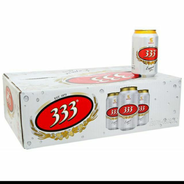Bia 333 ( 24 x 330 ml ) - Date 2022
