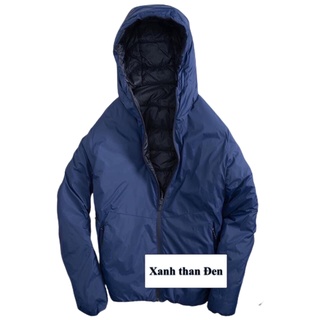 áo phao lông vũ,HAI MẶT ấm áp, kín gió, chống nước - the men shop