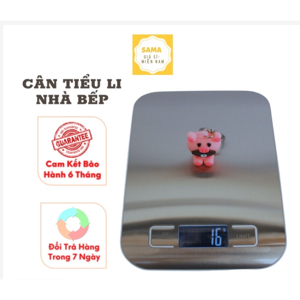 Cân Tiểu Ly Hình Vuông Cao Cấp - Dụng cụ nhà bếp, cân chuẩn xác