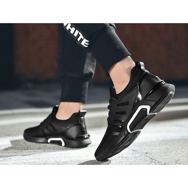 GiàyThể Thao  Giày Sneakers phong cách trẻ trung đế chống trơn hd9 mầu đen