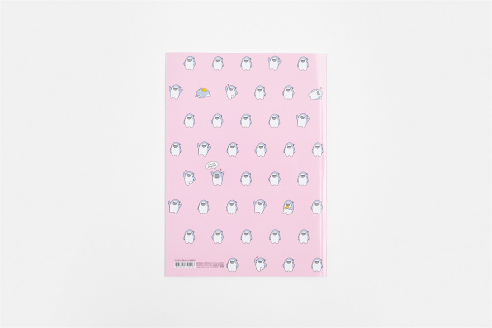 Sổ Ghi Chú ARTBOX Màu Hồng Họa Tiết Nhân Vật Hoạt Hình Boss Cho Học Kỳ Mới