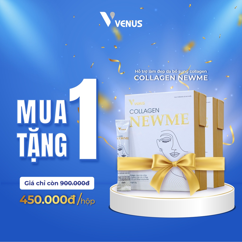 Collagen Newme - làm đẹp da, da săn chắc, căng bóng, làm sáng da, làm chậm quá trình lão hóa da