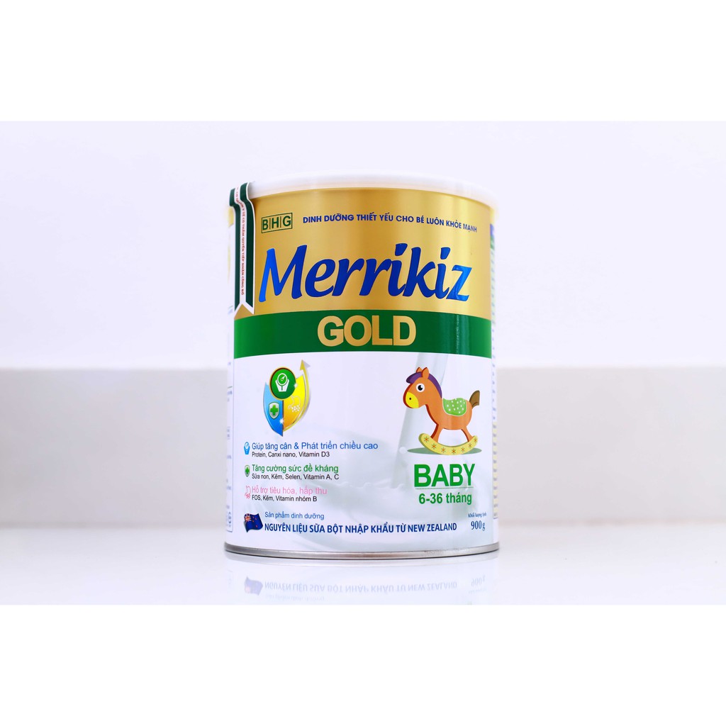 Sữa Bột Merrikiz Gold Baby 900g