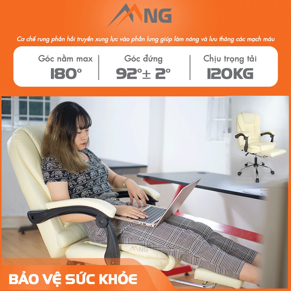 Ghế Văn Phòng matxa  EDra EOC2000  màu trắng, màu đen, màu nâu,da cao cấp, chính Hãng Cao Cấp Bảo Hành 12 Tháng