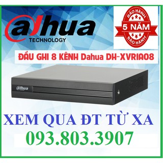 Đầu ghi hình HDCVI/TVI/AHD và IP 8 kênh DAHUA XVR1A08 - Tích Hợp Mic Chính Hãng DSS