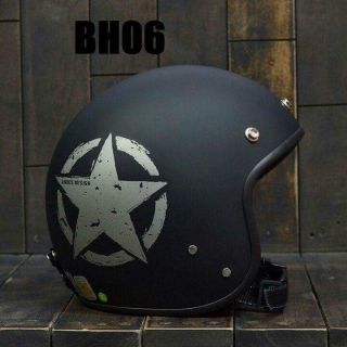 Nón bảo hiểm 3/4 đầu thời trang