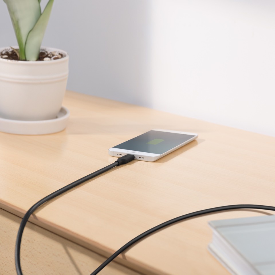 Cáp Anker A8485 Powerline II USB-C To USB-C 3.1 Gen 2 3Ft sạc nhanh 100W Power Delivery cho Samsung Macbook Pro Air