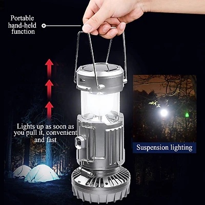 Đèn Solar Charging Camping Light Fan