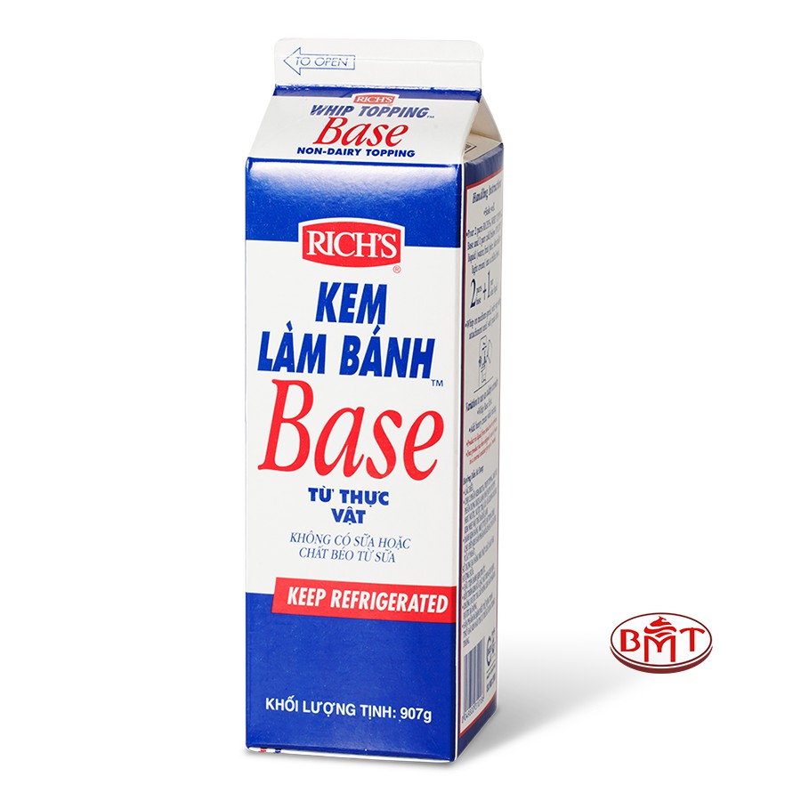 Kem Rich's Whip Topping Base 907g